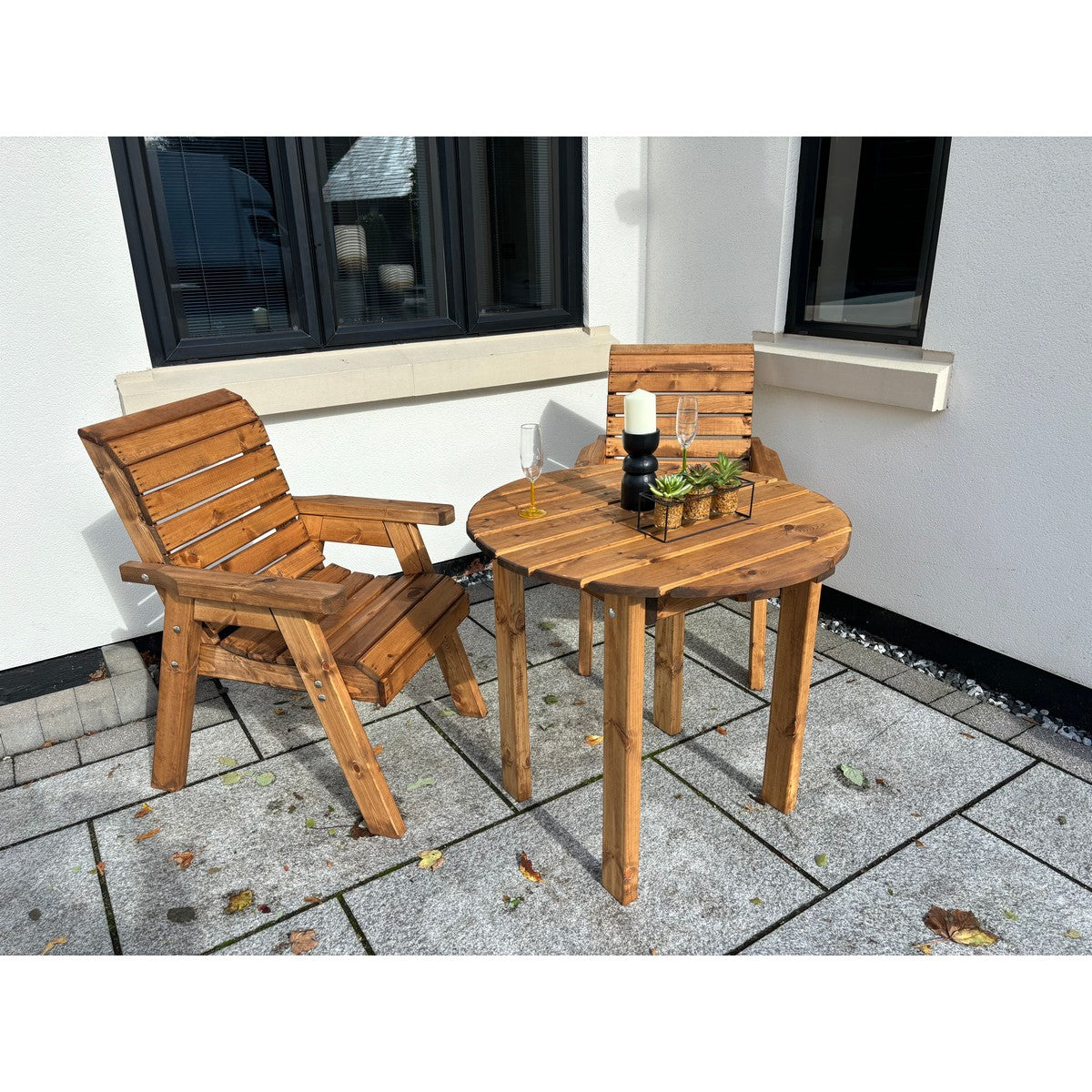 Thatcham Garden Patio Dining Set by Charles Taylor - 2 Seats
