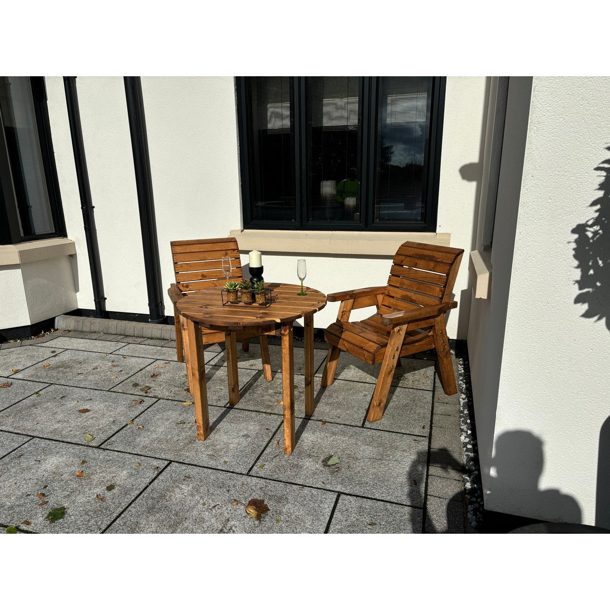 Thatcham Garden Patio Dining Set by Charles Taylor - 2 Seats