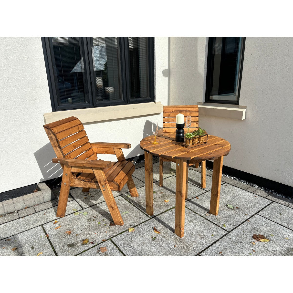 Thatcham Garden Patio Dining Set by Charles Taylor - 2 Seats