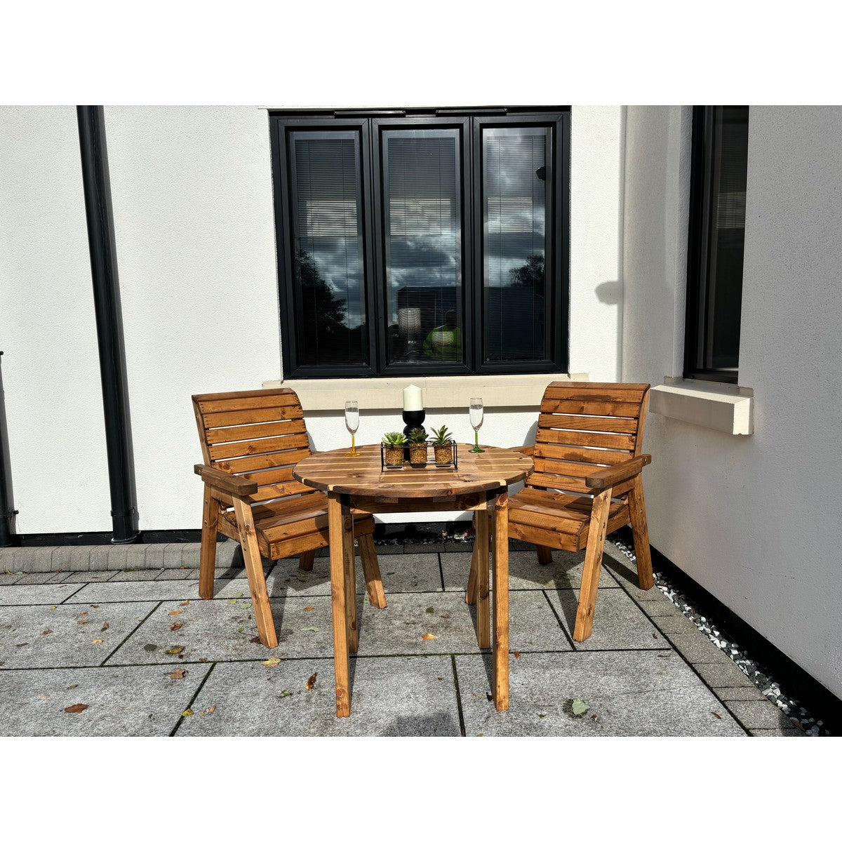 Thatcham Garden Patio Dining Set by Charles Taylor - 2 Seats
