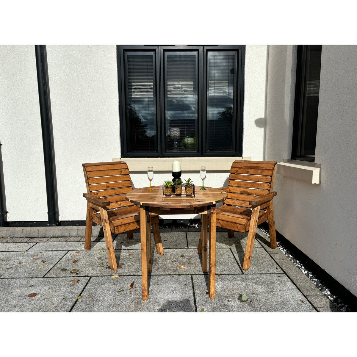 Thatcham Garden Patio Dining Set by Charles Taylor - 2 Seats