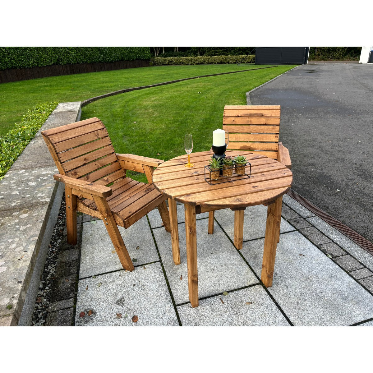 Thatcham Garden Patio Dining Set by Charles Taylor - 2 Seats