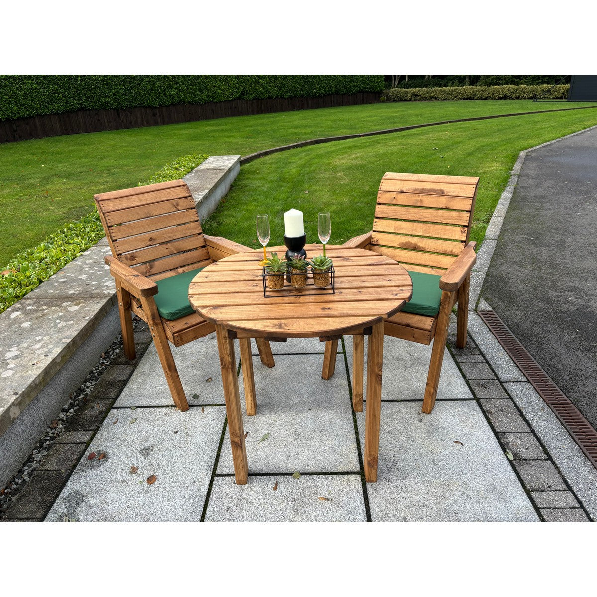 Thatcham Garden Patio Dining Set by Charles Taylor - 2 Seats