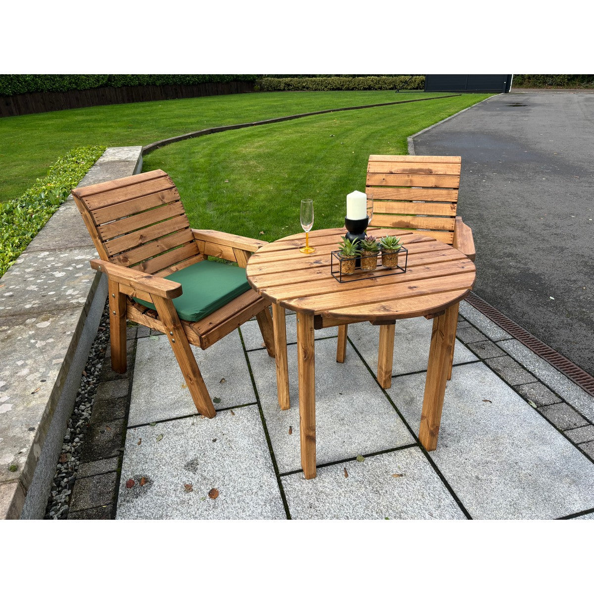 Thatcham Garden Patio Dining Set by Charles Taylor - 2 Seats
