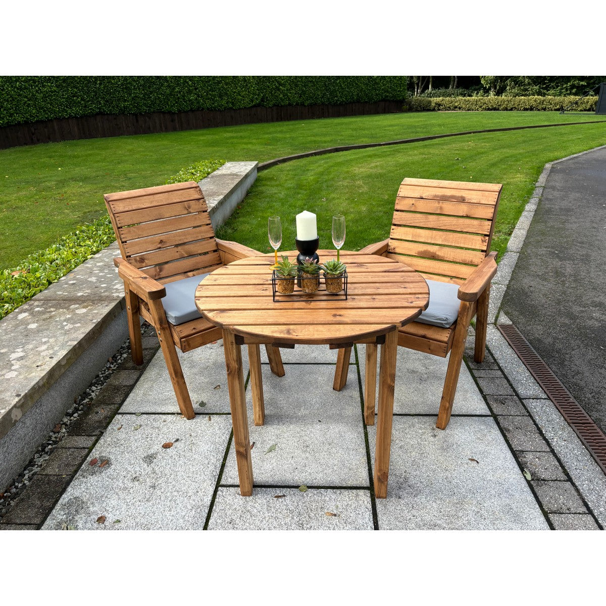 Thatcham Garden Patio Dining Set by Charles Taylor - 2 Seats
