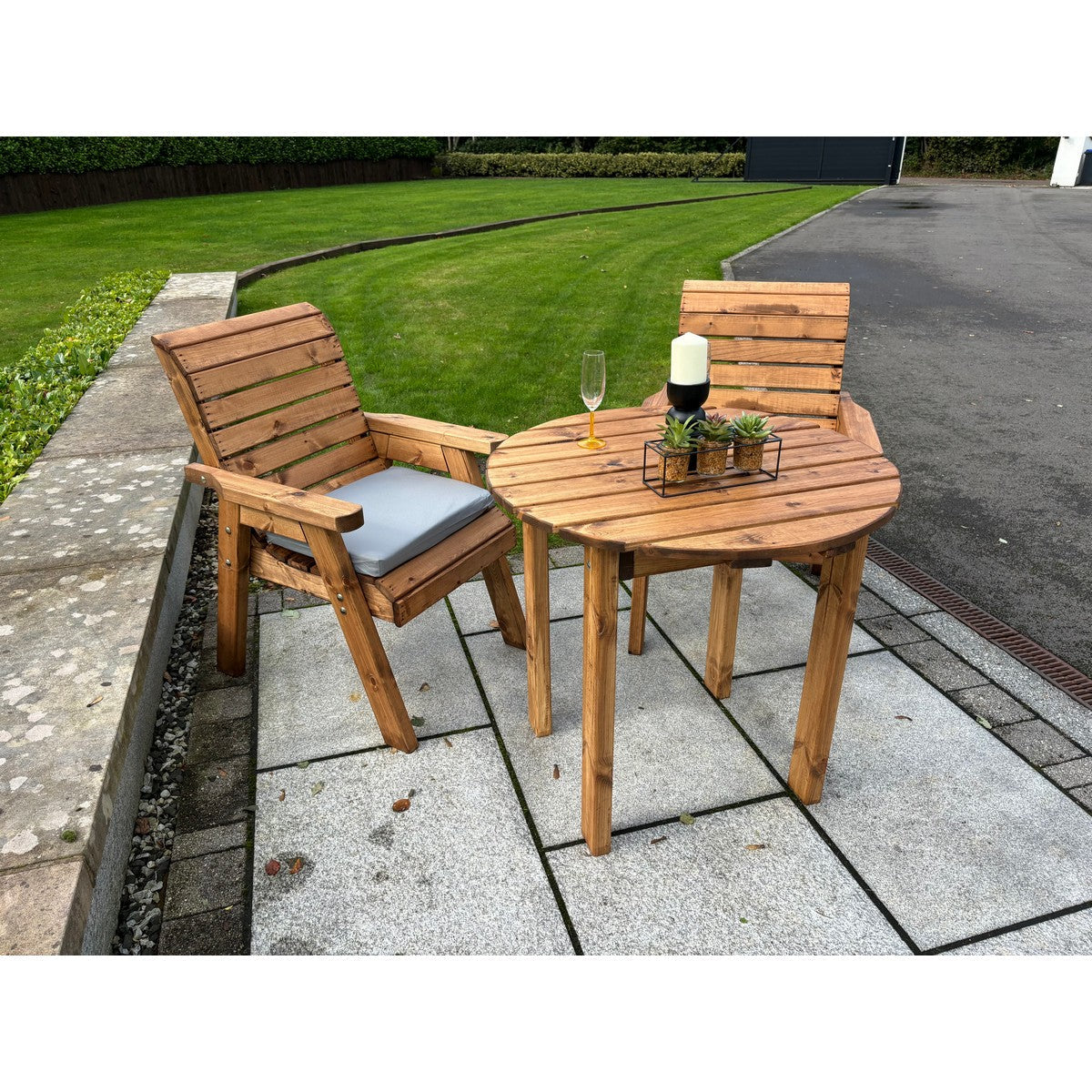Thatcham Garden Patio Dining Set by Charles Taylor - 2 Seats