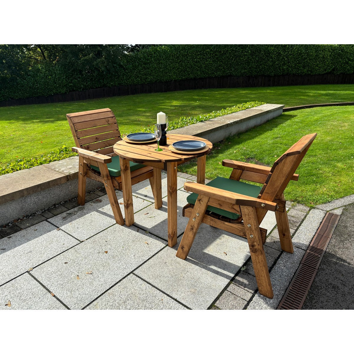 Thatcham Garden Patio Dining Set by Charles Taylor - 2 Seats