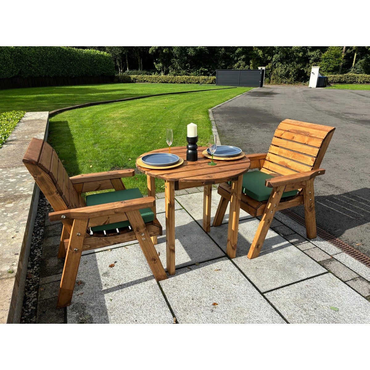 Thatcham Garden Patio Dining Set by Charles Taylor - 2 Seats