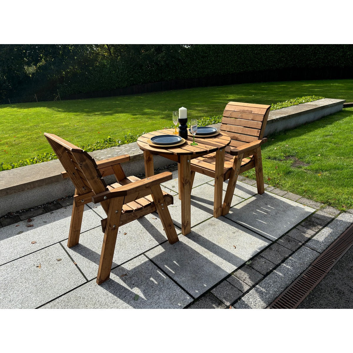 Thatcham Garden Patio Dining Set by Charles Taylor - 2 Seats