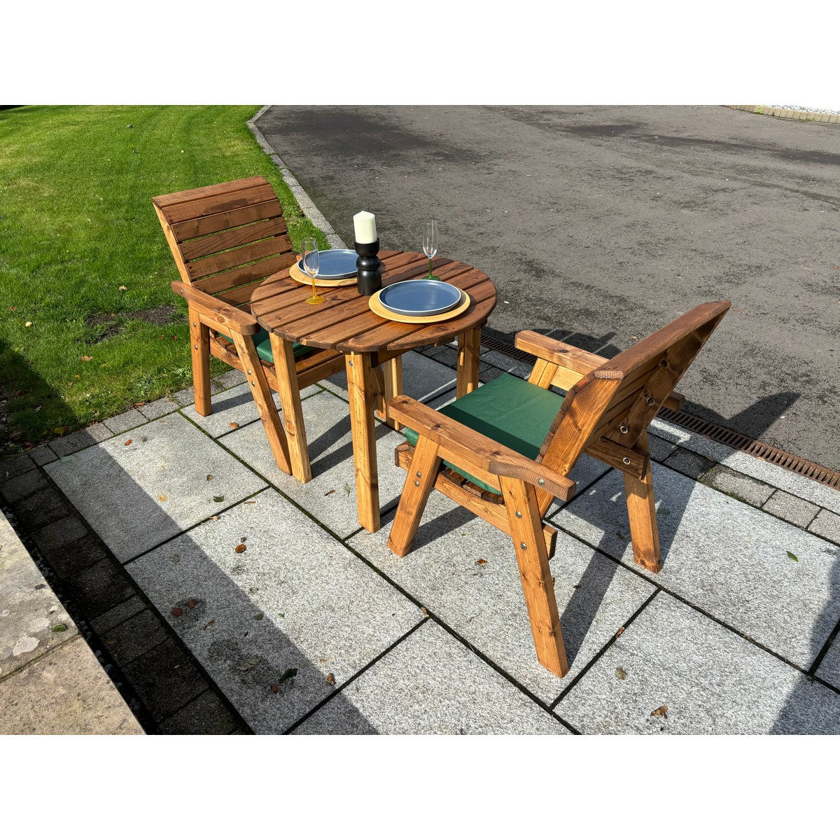 Thatcham Garden Patio Dining Set by Charles Taylor - 2 Seats