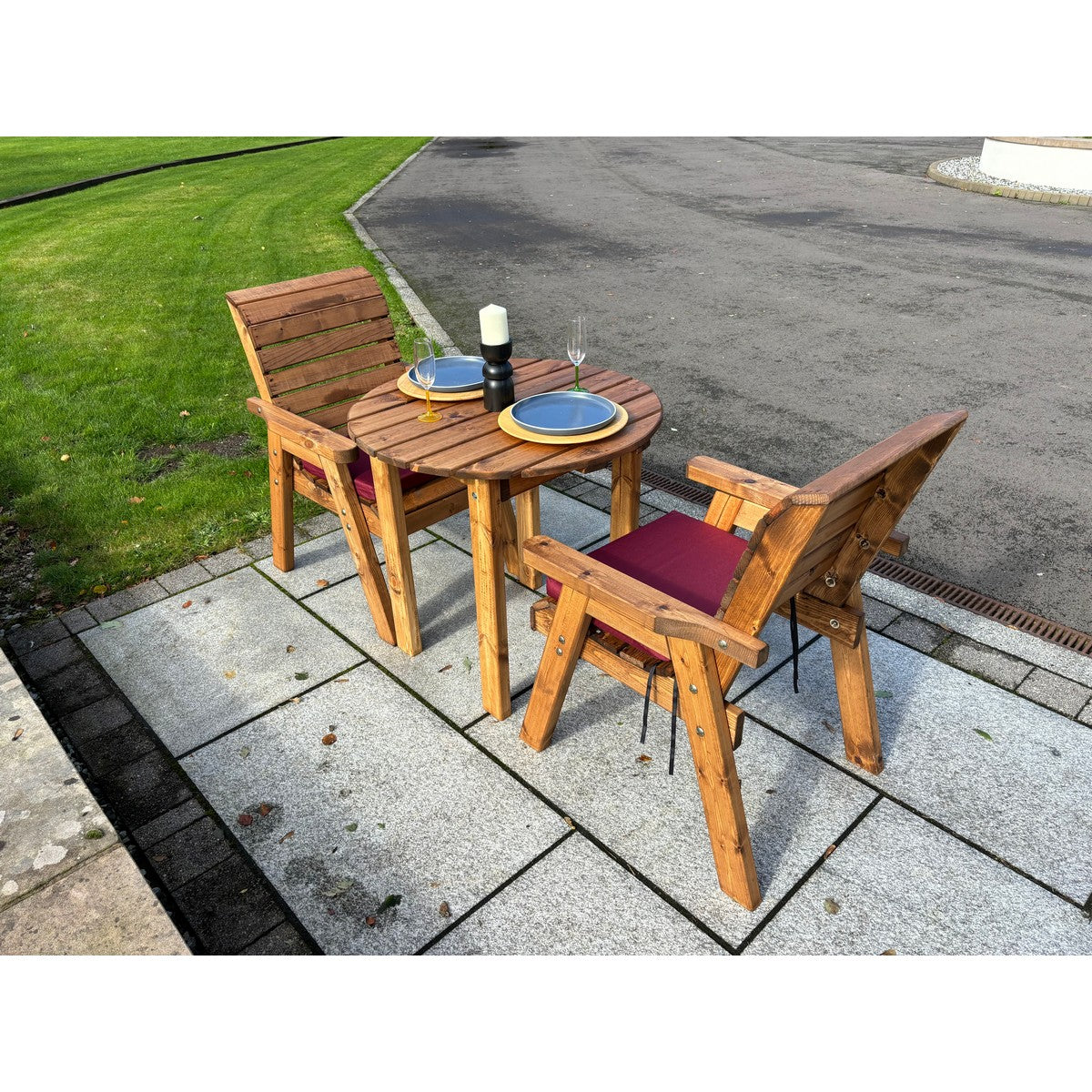 Thatcham Garden Patio Dining Set by Charles Taylor - 2 Seats