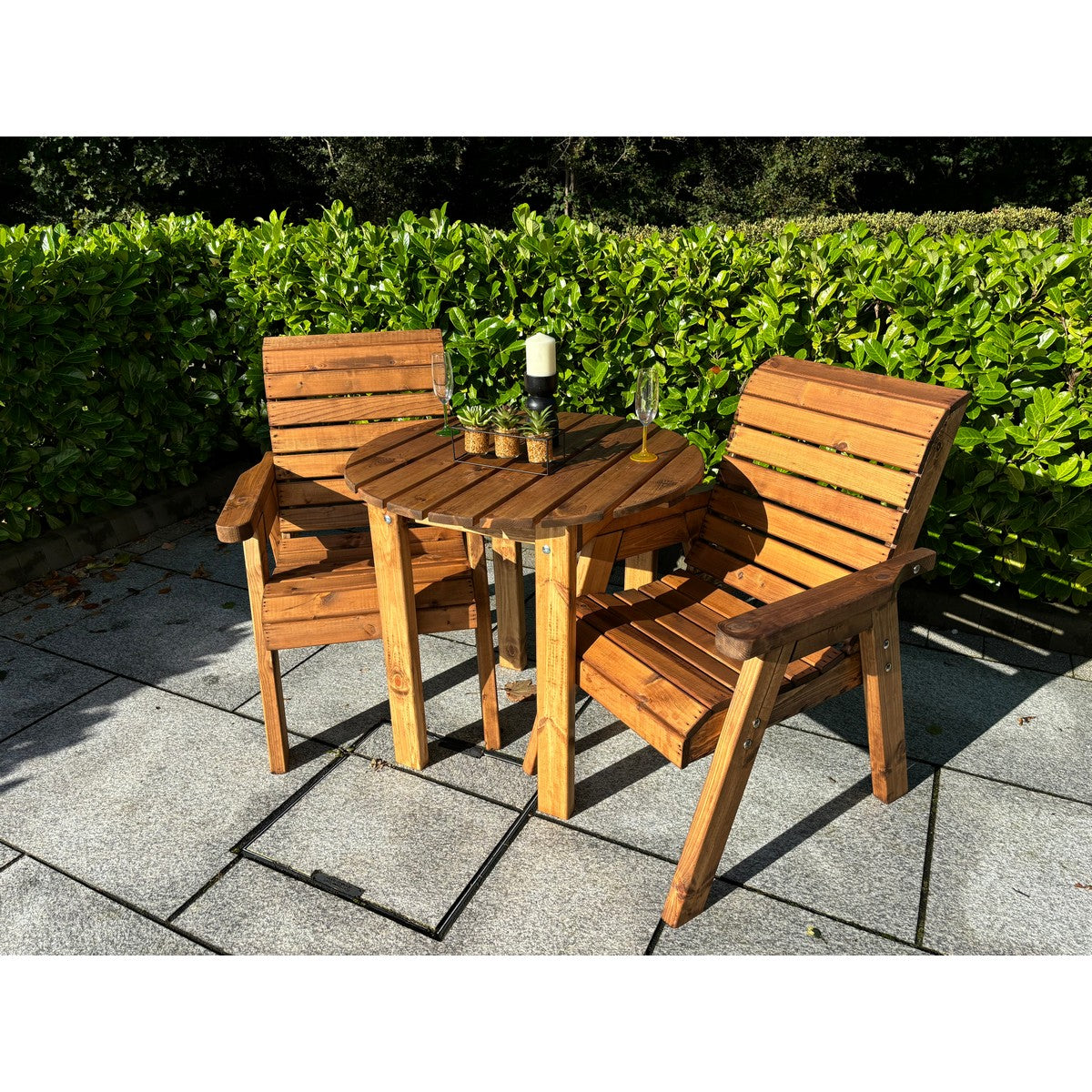 Thatcham Garden Patio Dining Set by Charles Taylor - 2 Seats