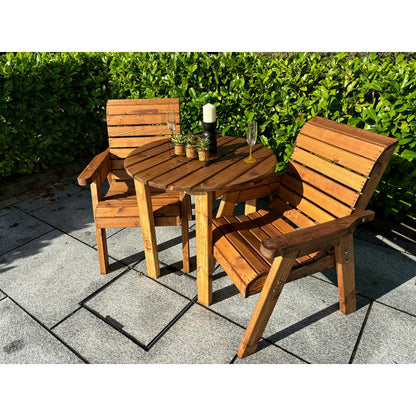 Thatcham Garden Patio Dining Set by Charles Taylor - 2 Seats