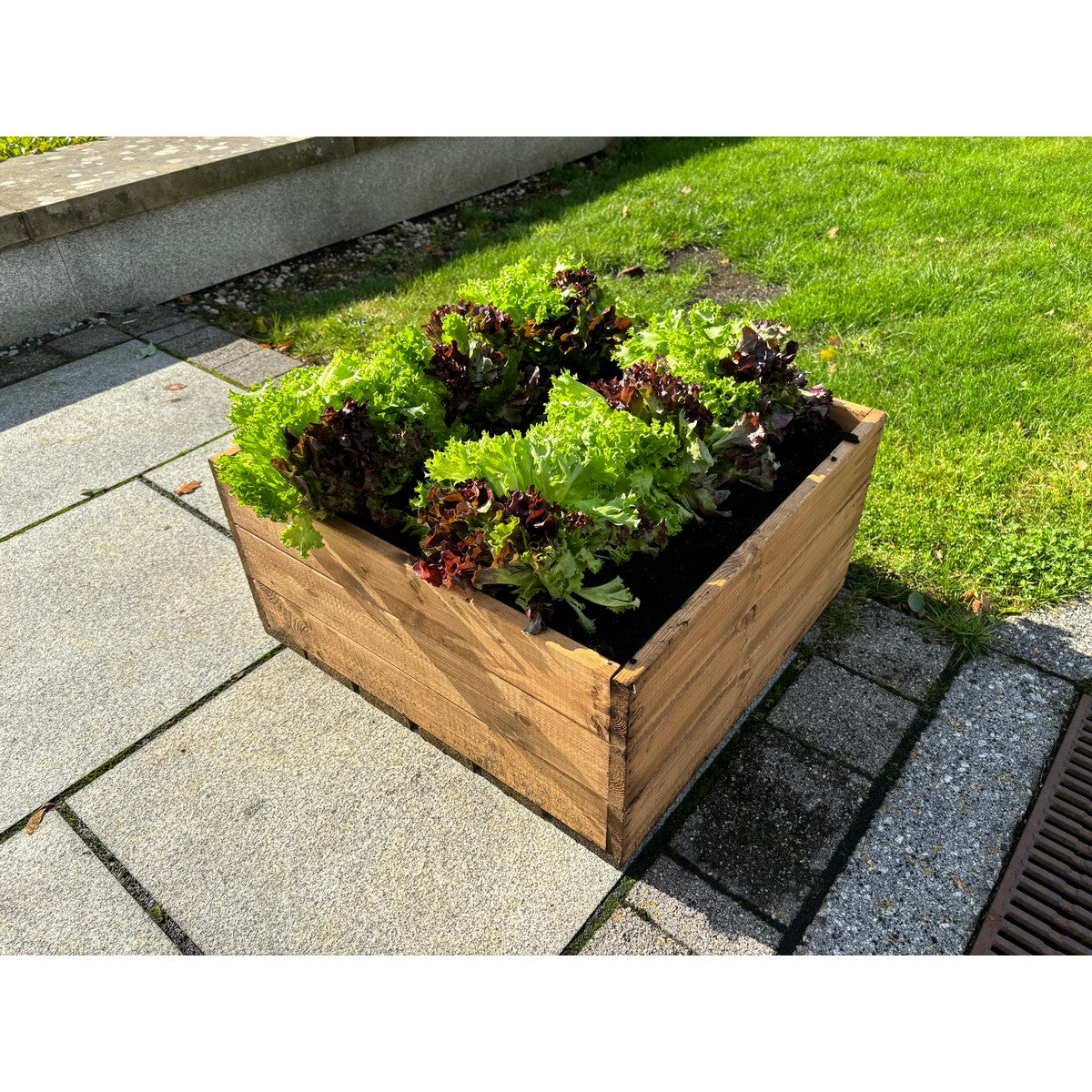 Country Square Garden Planter by Charles Taylor
