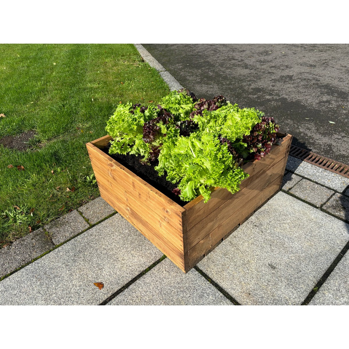 Country Square Garden Planter by Charles Taylor