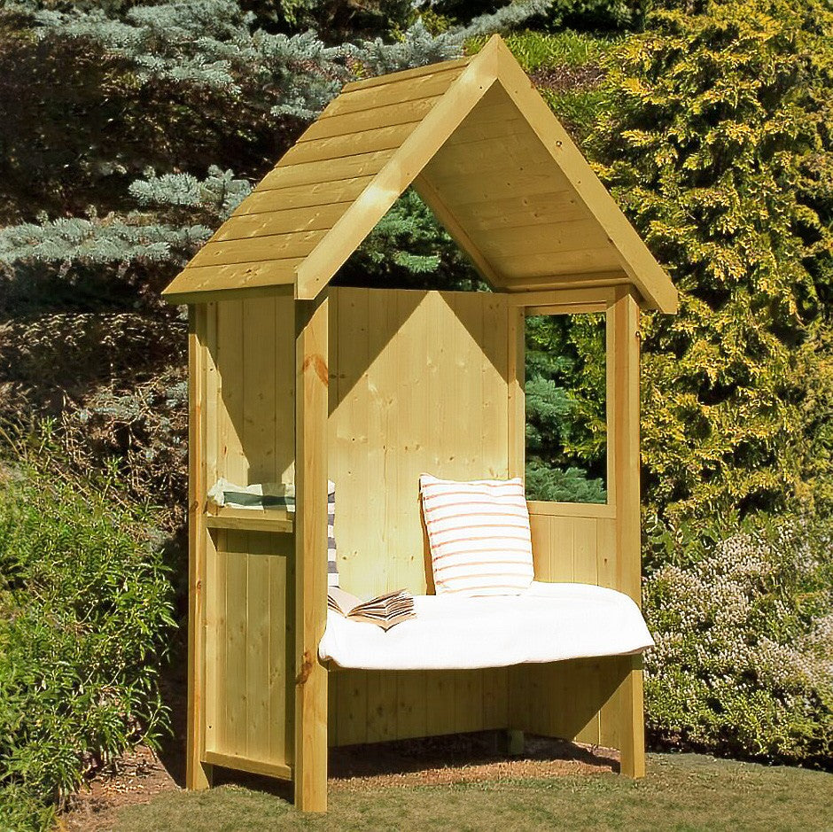 Hebe Pressure Treated Garden Arbour 5 x 3