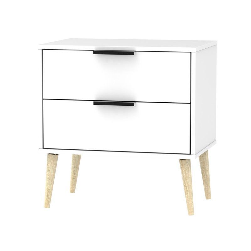 Swift Drayton Chest of Drawers White 2 Drawers