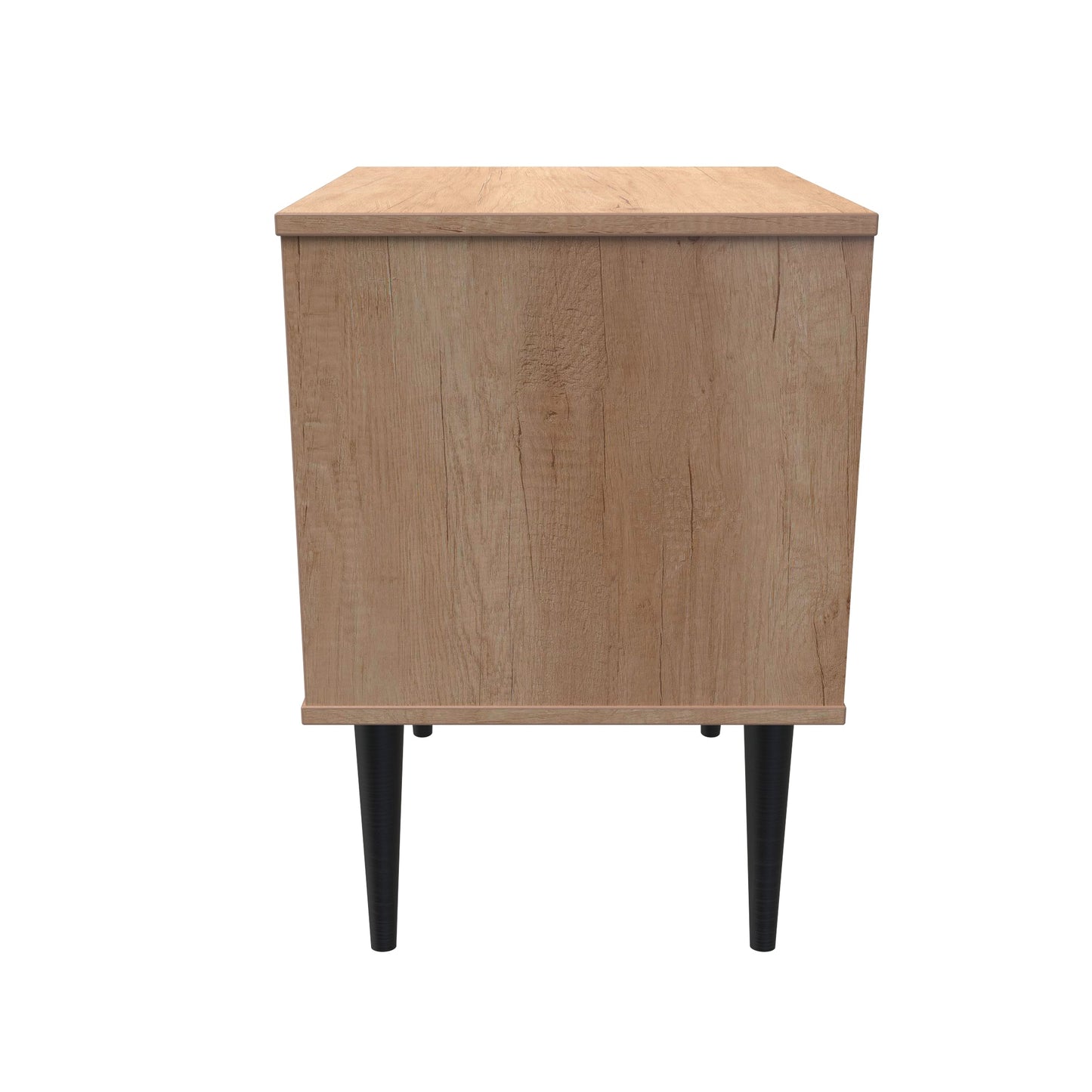 Hong Kong B Side Table Oak 2 Drawers 45cm