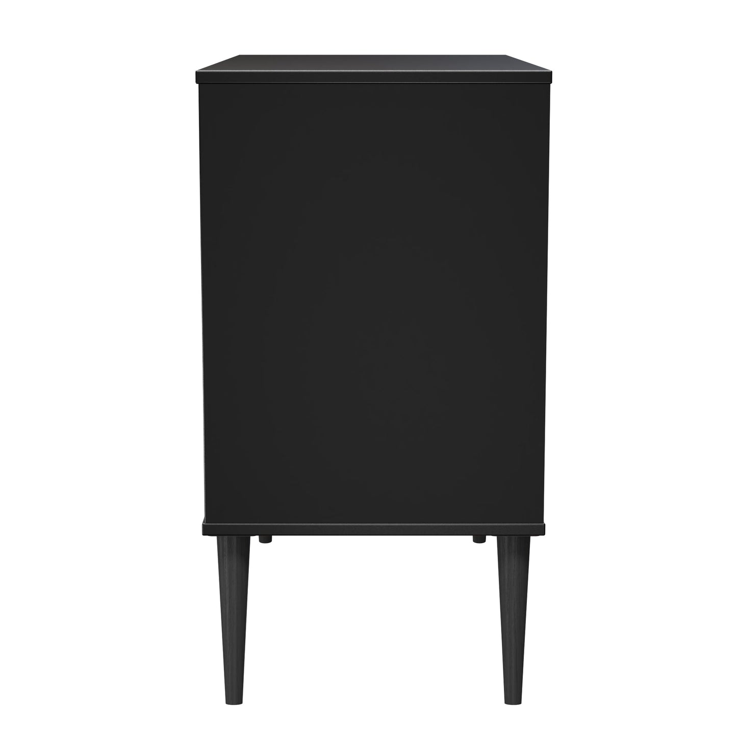 Hong Kong B Chest of Drawers Black 3 Drawers 77cm