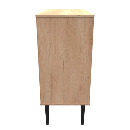 Hong Kong B Chest of Drawers Dark Oak 4 Drawers 93cm