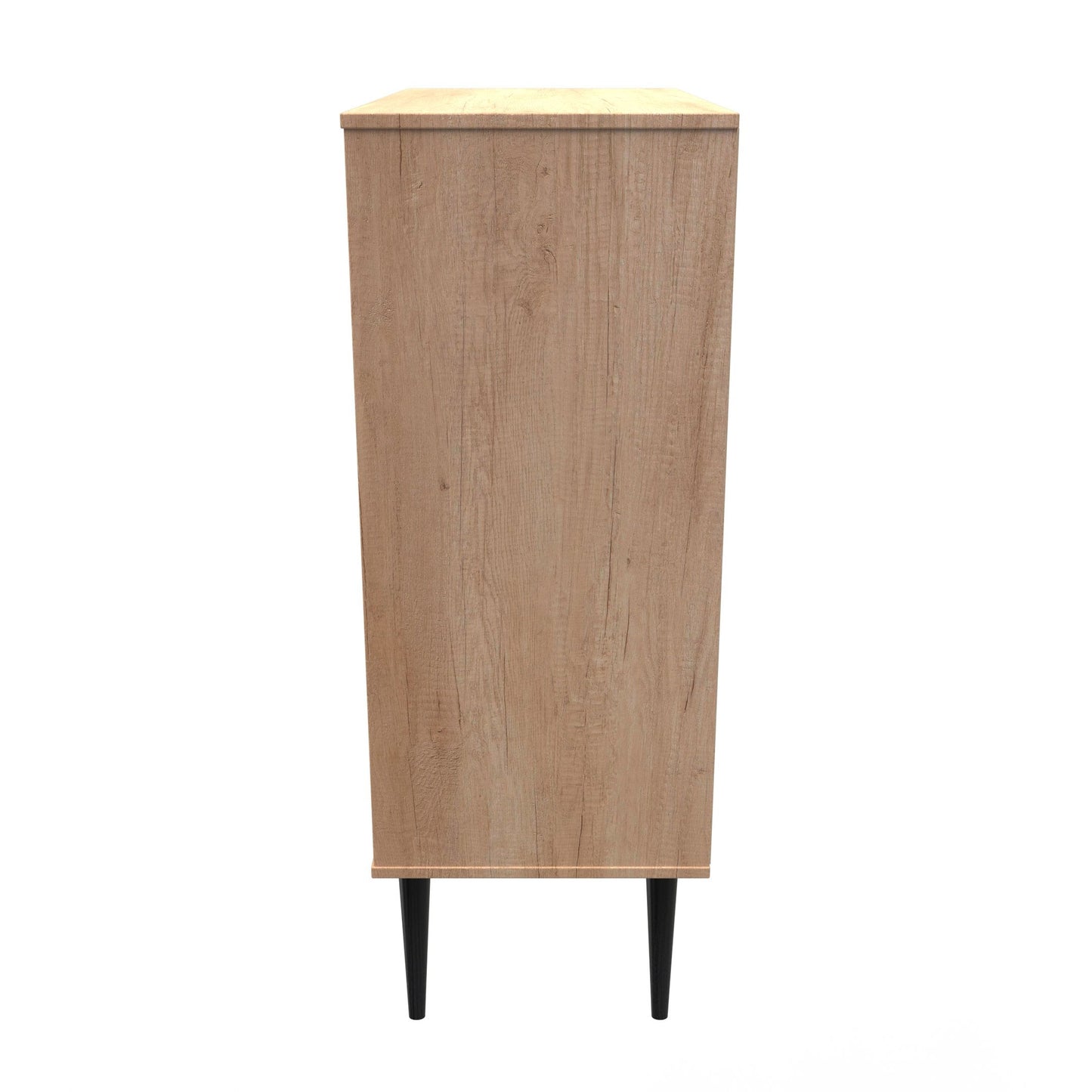 Hong Kong B Tall Chest of Drawers Dark Oak 5 Drawers 109cm