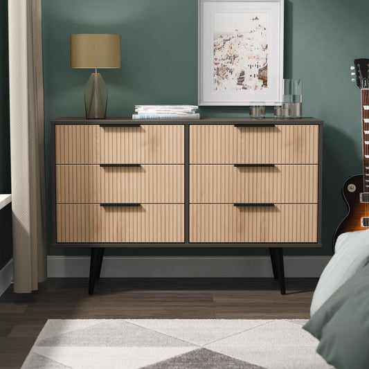 Hong Kong B Large Chest of Drawers Not Applicable 6 Drawers 115cm