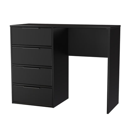Hong Kong B Desk Black 4 Drawers 97cm