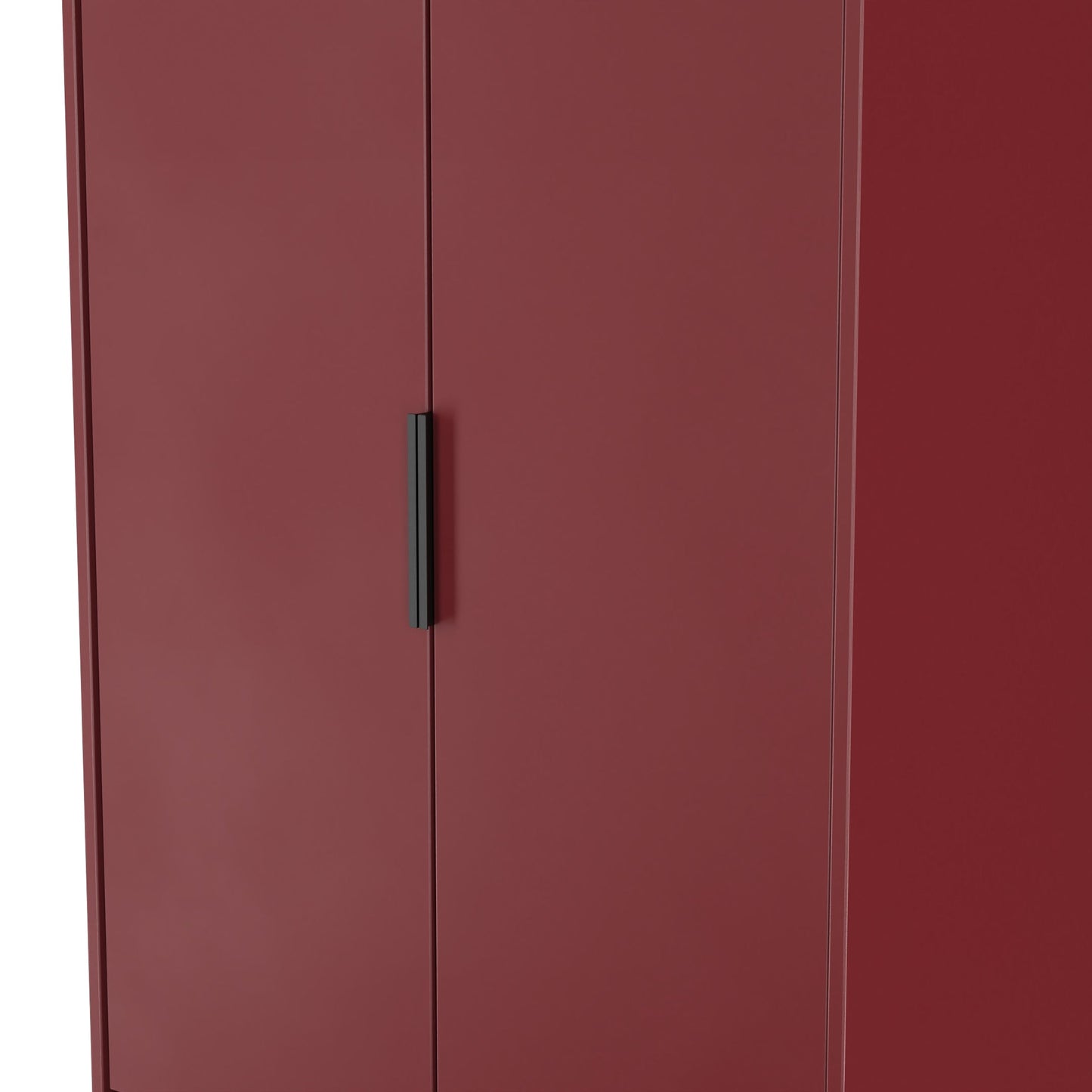 Hong Kong B Tall Wardrobe Red 2 Doors 2 Drawers 197cm