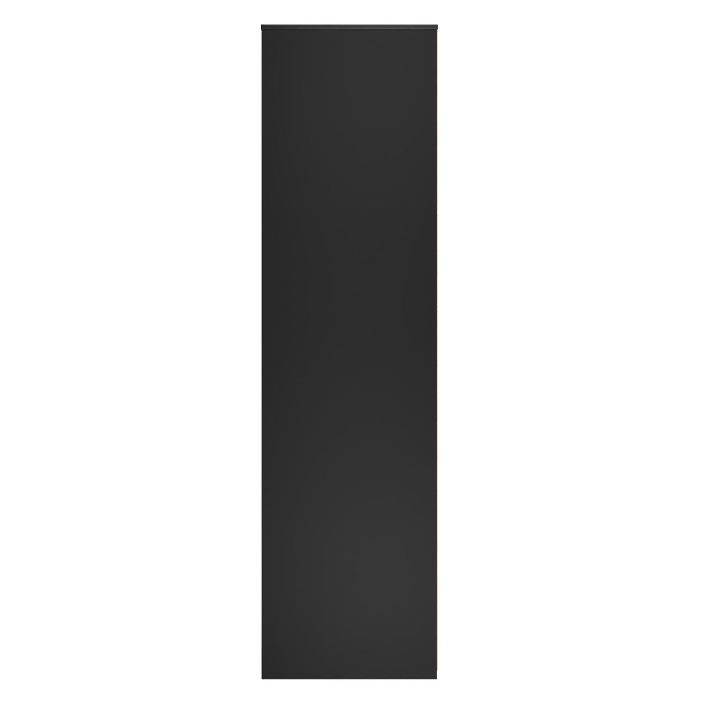 Hong Kong B Tall Wardrobe Black 5 Shelves 197cm