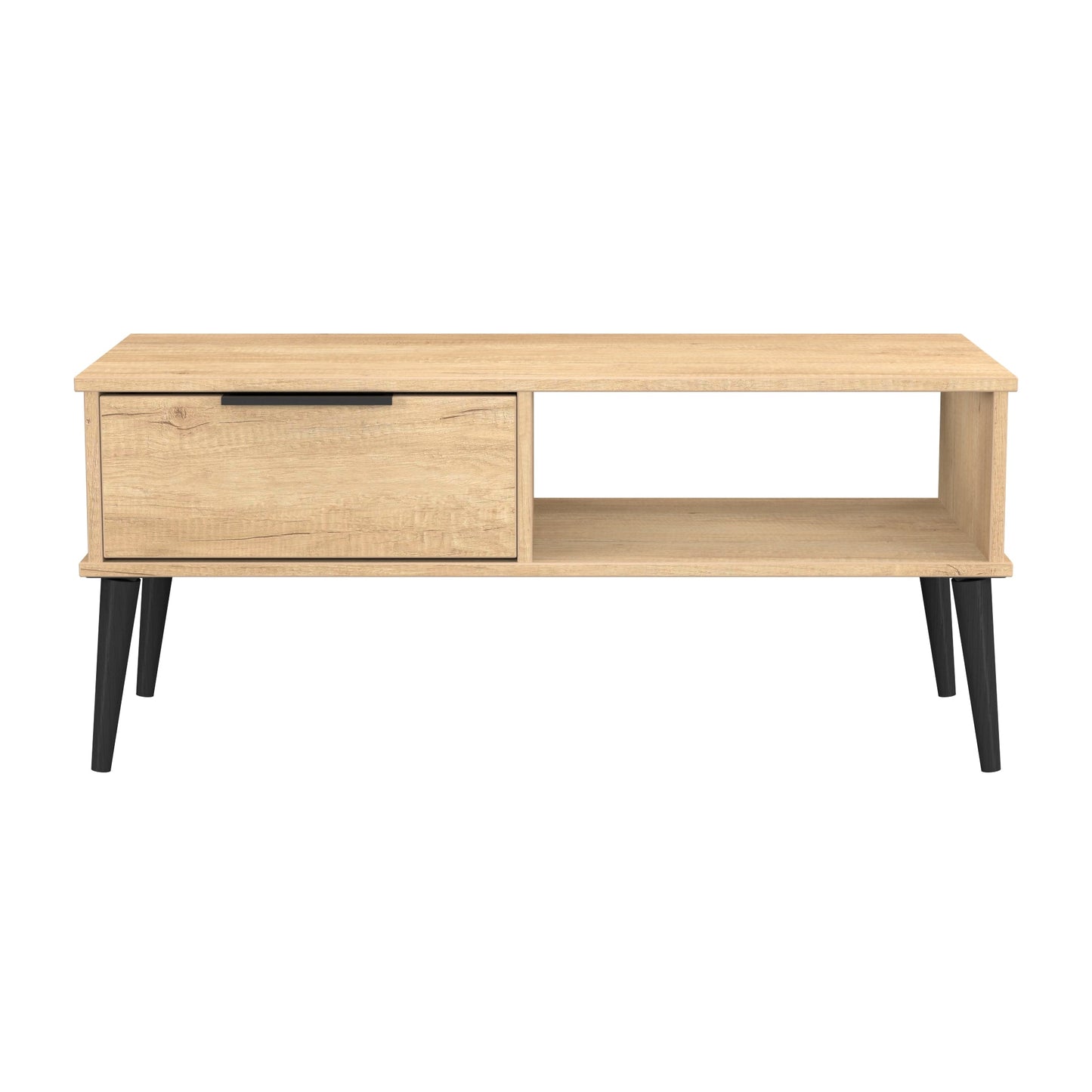 Hong Kong B Coffee Table Oak 1 Shelf 1 Drawer 92cm
