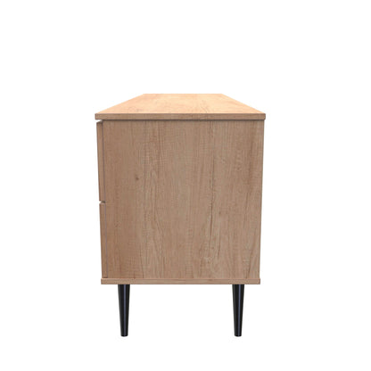 Hong Kong B Large Sideboard Oak 2 Doors 2 Drawers 147cm