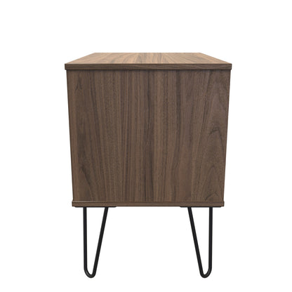 Hong Kong C Side Table Oak 2 Drawers 40cm