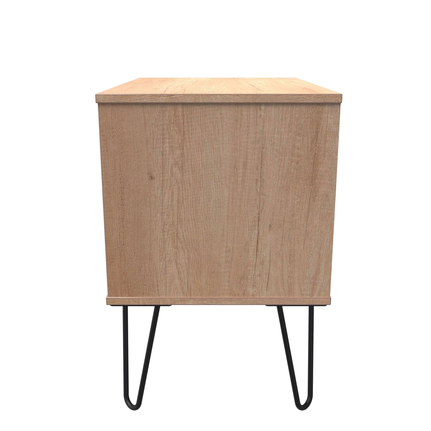 Hong Kong C Side Table Dark Oak 2 Drawers 40cm