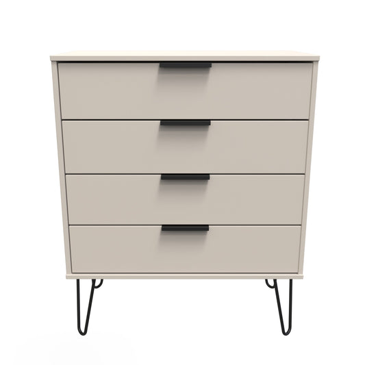 Hong Kong C Chest of Drawers Off-White 4 Drawers 93cm