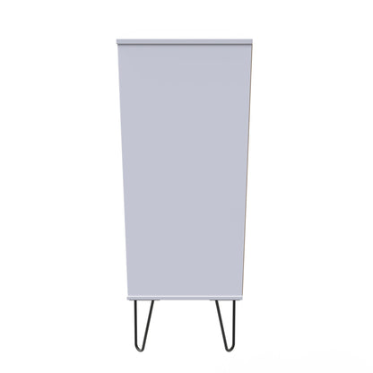 Hong Kong C Tall Chest of Drawers White 5 Drawers 109cm