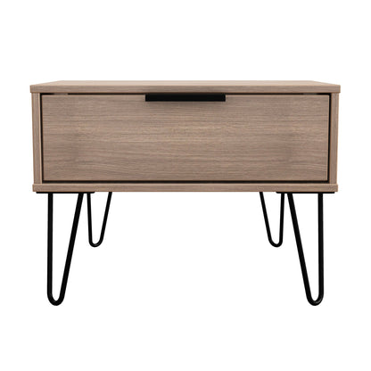 Hong Kong C Side Table Oak 1 Drawer 40cm