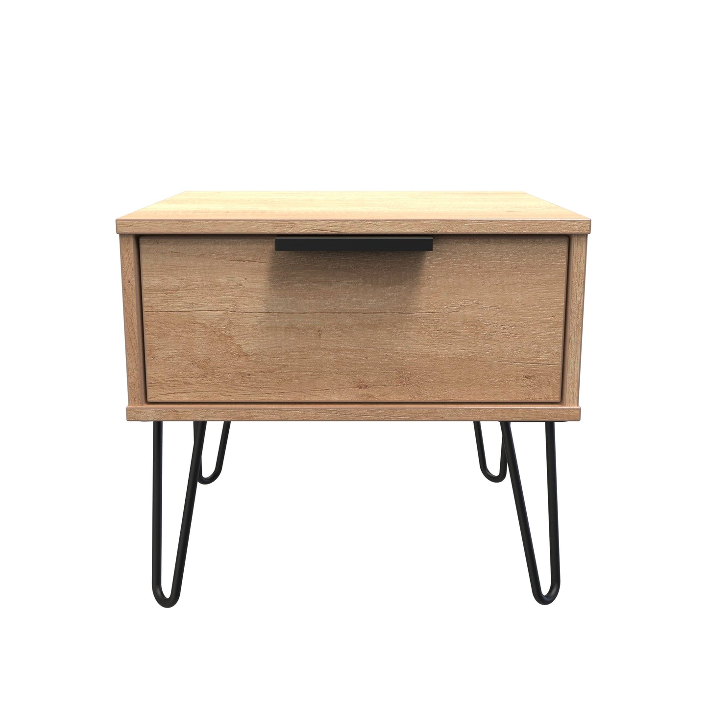 Hong Kong C Side Table Dark Oak 1 Drawer 40cm