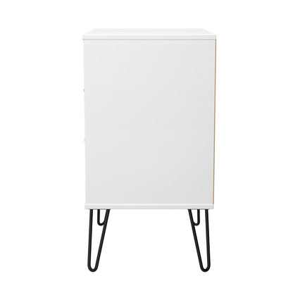 Hong Kong C Chest of Drawers White 3 Drawers 76cm