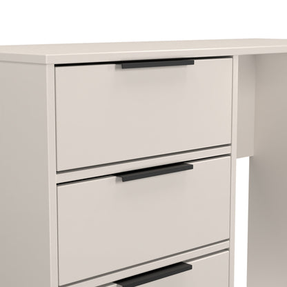 Hong Kong C Desk Off-White 4 Drawers 97cm