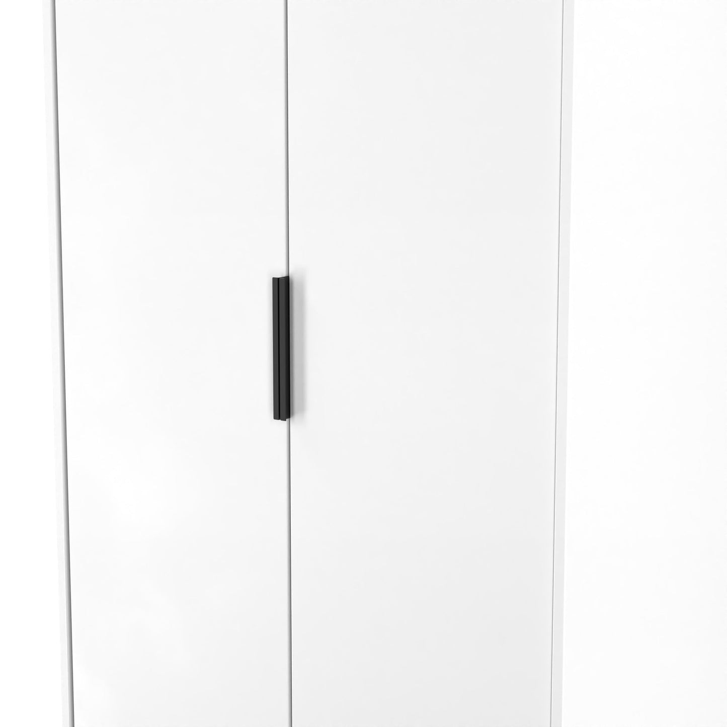 Hong Kong C Tall Wardrobe White 2 Doors 1 Shelf 197cm