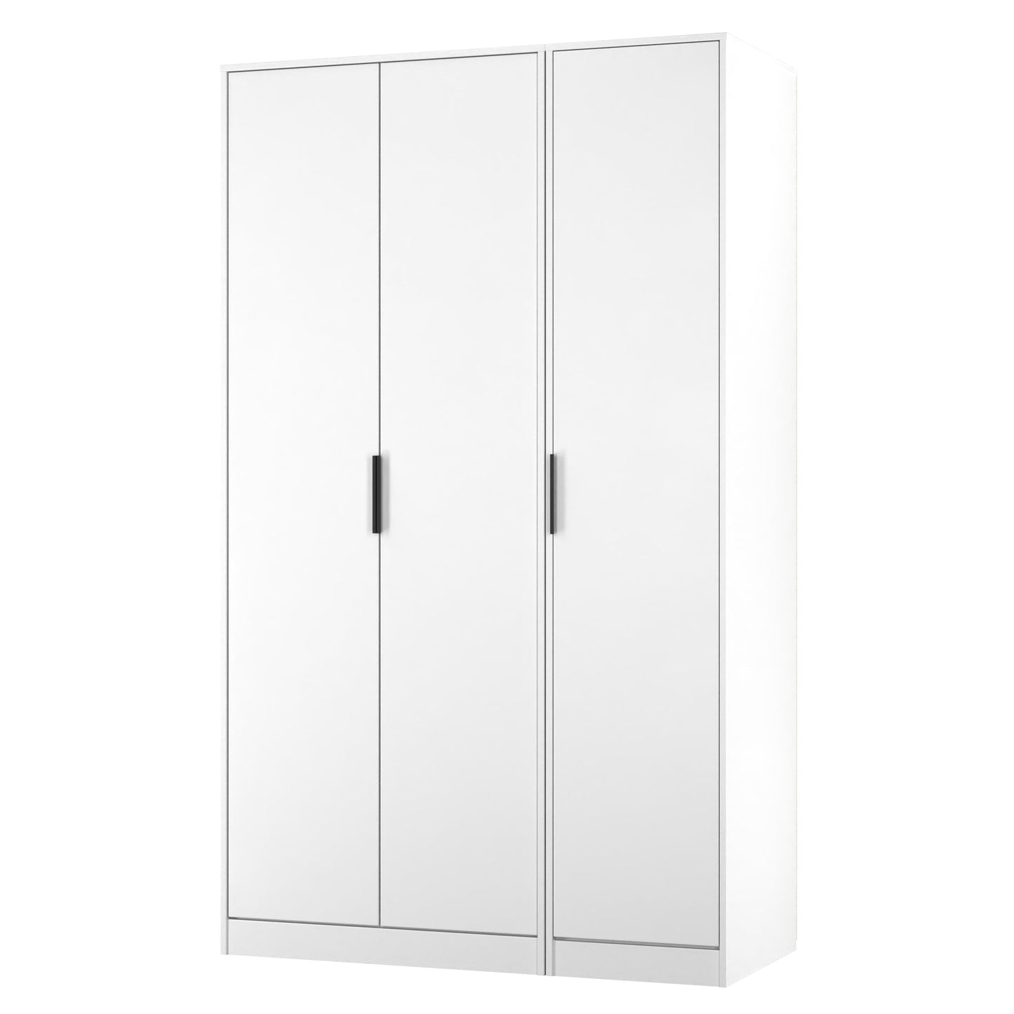 Hong Kong C Tall Wardrobe White 3 Doors 1 Shelf 198cm
