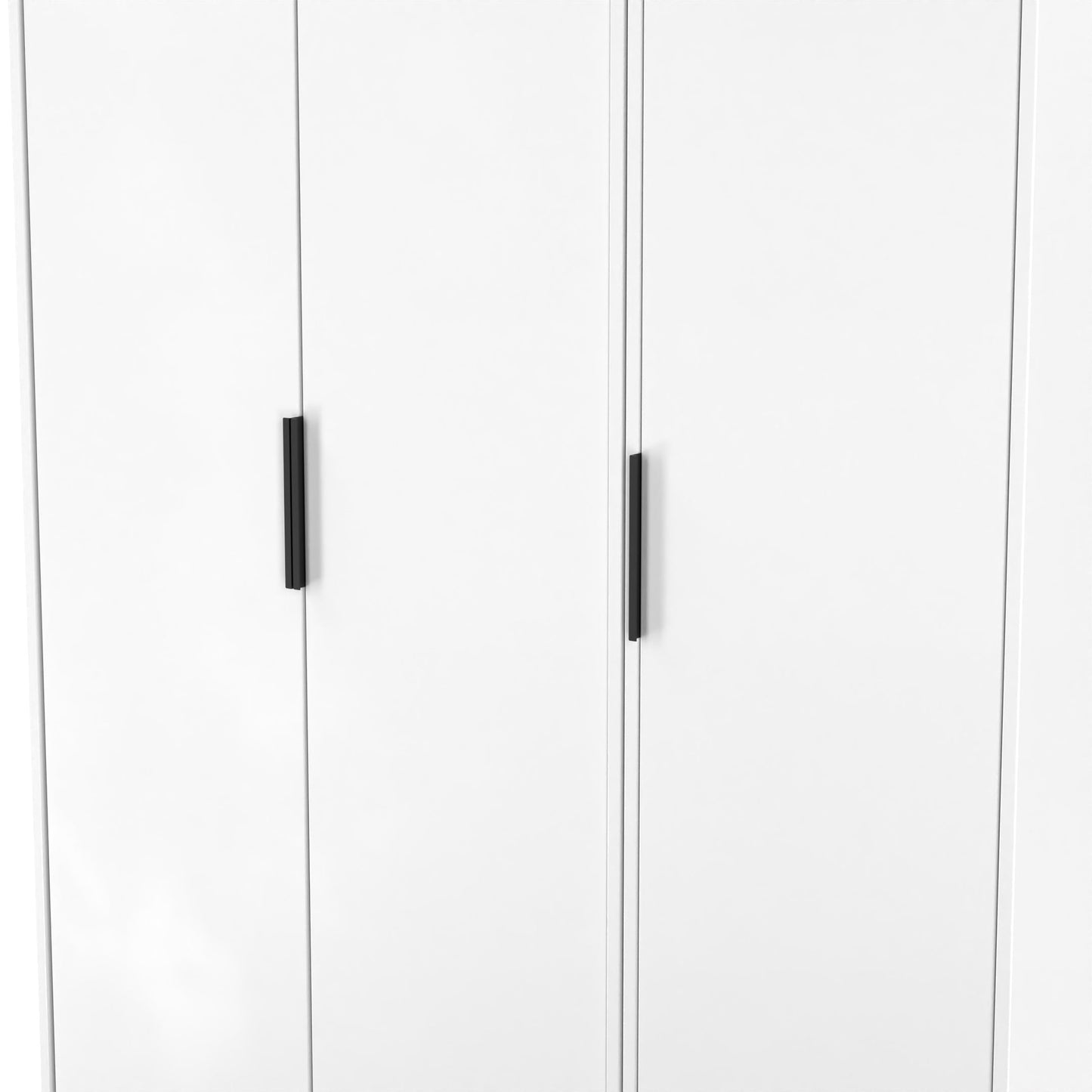 Hong Kong C Tall Wardrobe White 3 Doors 1 Shelf 198cm