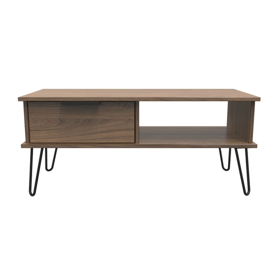 Hong Kong C Coffee Table Oak 1 Shelf 1 Drawer 40cm
