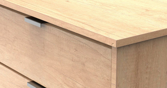 Hong Kong C TV Unit Dark Oak 2 Shelves 3 Drawers 40cm