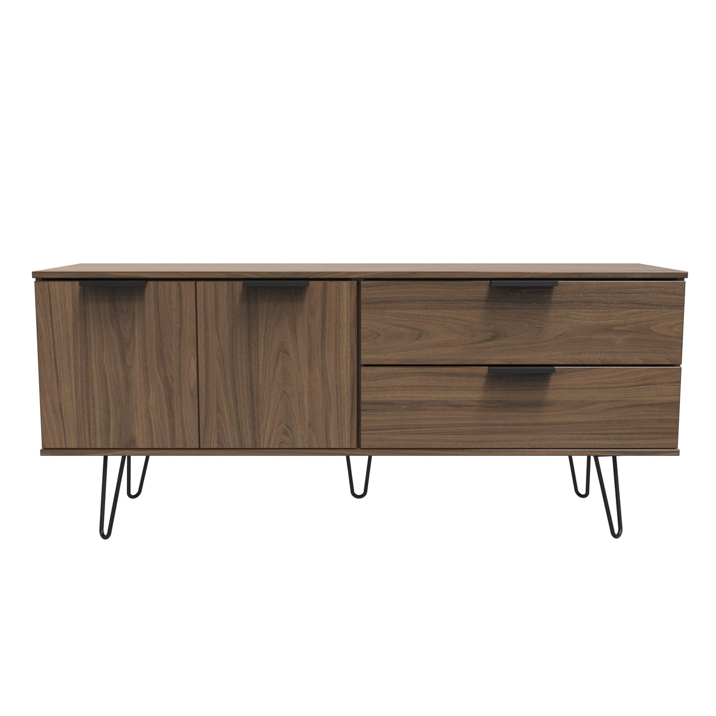 Hong Kong C Large Sideboard Oak 2 Doors 2 Drawers 40cm