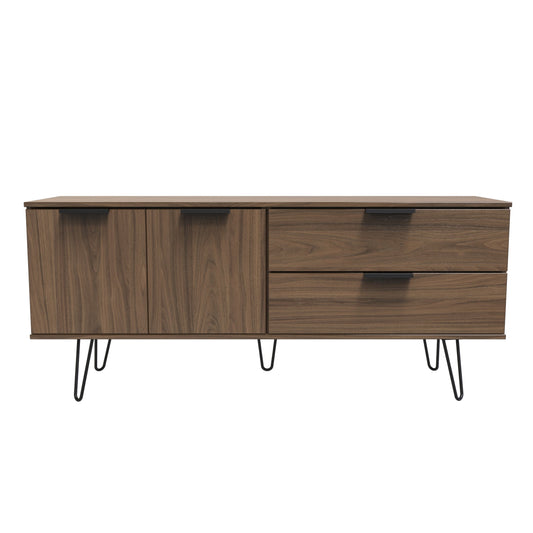 Hong Kong C Large Sideboard Oak 2 Doors 2 Drawers 40cm