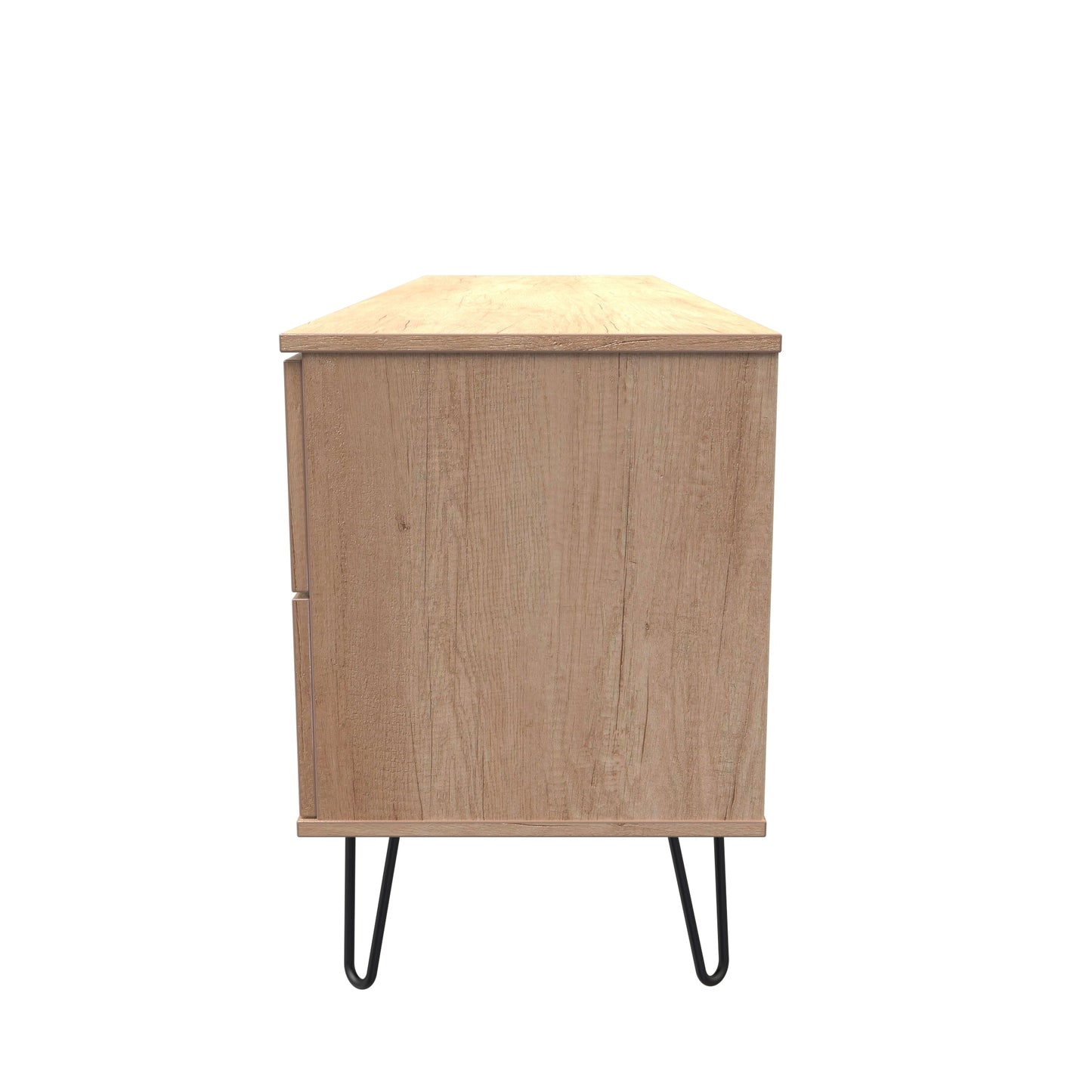 Hong Kong C Large Sideboard Dark Oak 2 Doors 2 Drawers 40cm