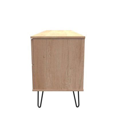 Hong Kong C Large Sideboard Dark Oak 2 Doors 2 Drawers 40cm