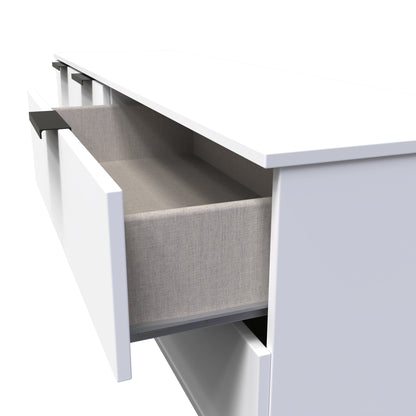 Hong Kong C Large Sideboard White 2 Doors 2 Drawers 147cm