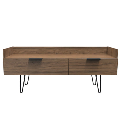 Hong Kong C TV Unit Oak 2 Drawers 39cm